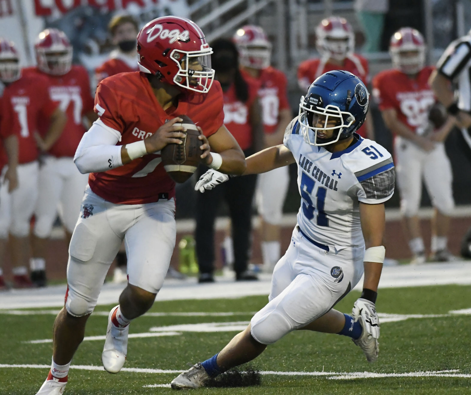 Lake Central at Crown Point football